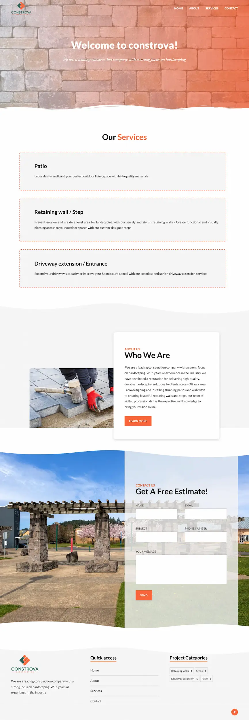 شرکت ساختمانی constrova